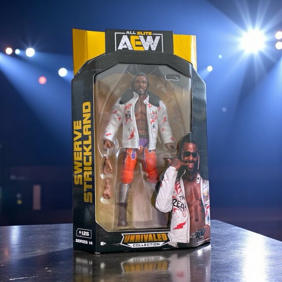 AEW Jazwares Unrivaled 14 Swerve Strickland Action Figure - Picture 1 of 2